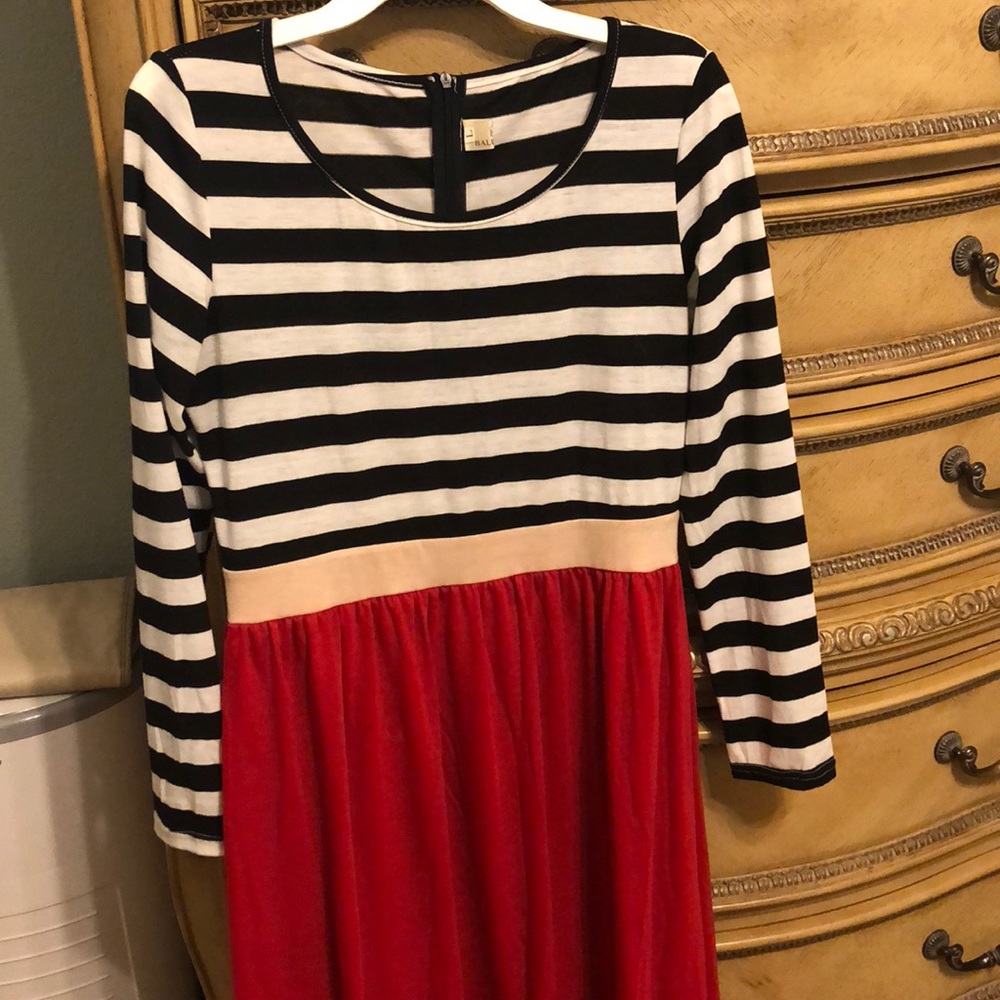 Long sleeve maxi dress